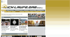 Desktop Screenshot of ichlaufe.org
